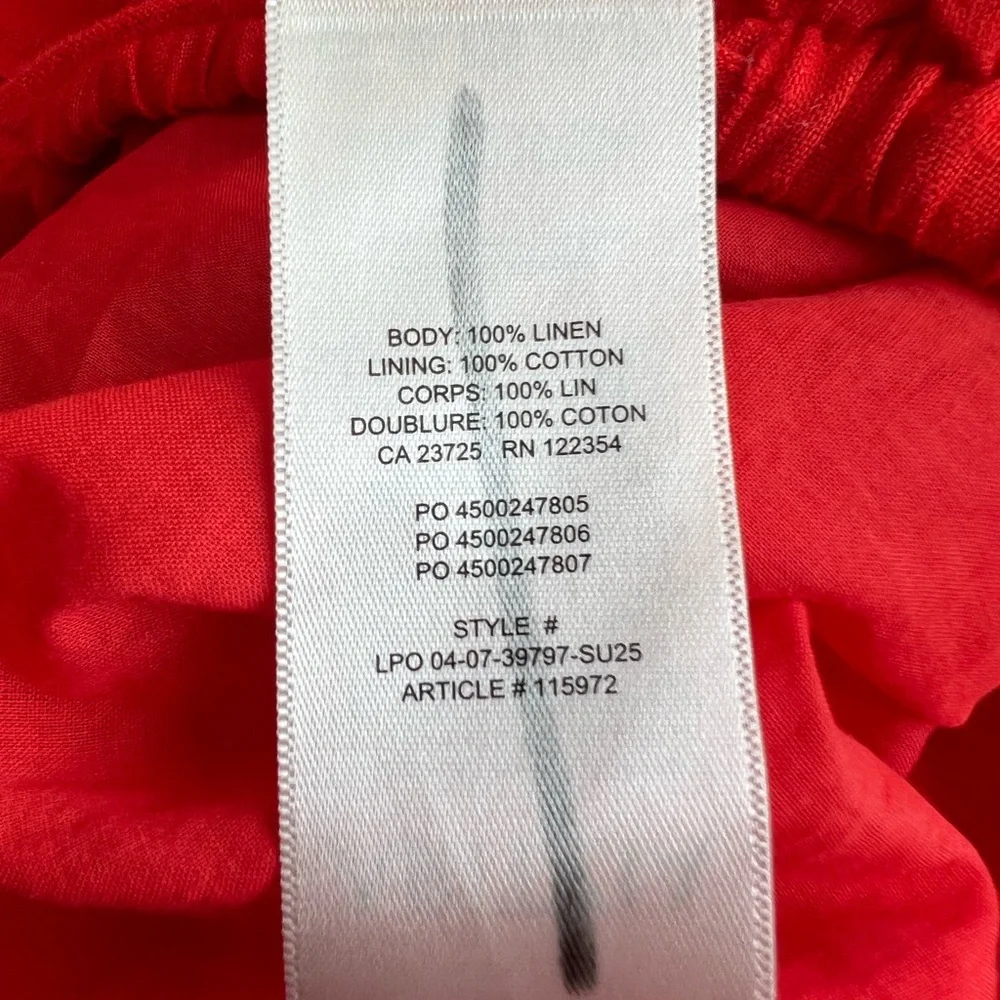 NWOTS Wilfred Bouquet Linen Maxi Skirt Sz M - Picture 9 of 14